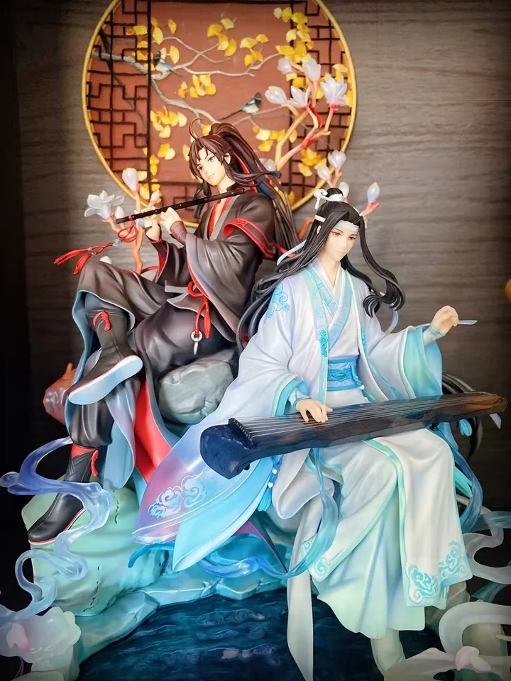 Wei Wuxian Lan Wangji in Spot, Mo Dao Zu Shi, 1:8 Ver Kit de garagem, Coleção Desktop, Brincar ornamento, Presentes surpresa