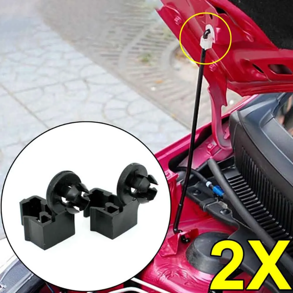 2x Car Hood Bonnet Lever Retaining Clip Pivot Link Bracket For Suzuki Alto Splash Swift 09209M09L02 Plastic Clips