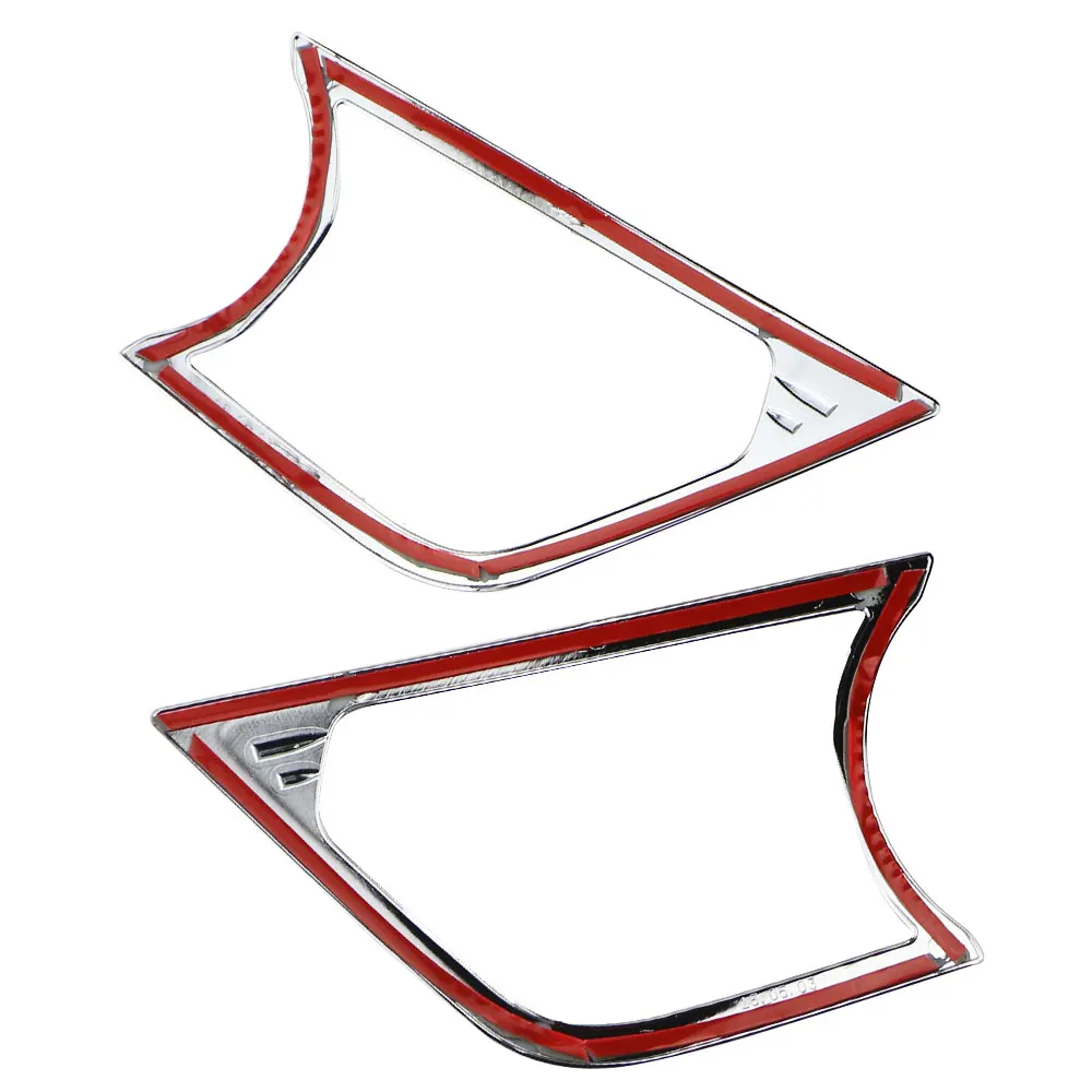 2 قطعة سيارة الجبهة ضوء الضباب غطاء إطاري غطاء الكسوة لاصقة تزيين لتويوتا إنوفا 2016-2022 ABS كروم اكسسوارات