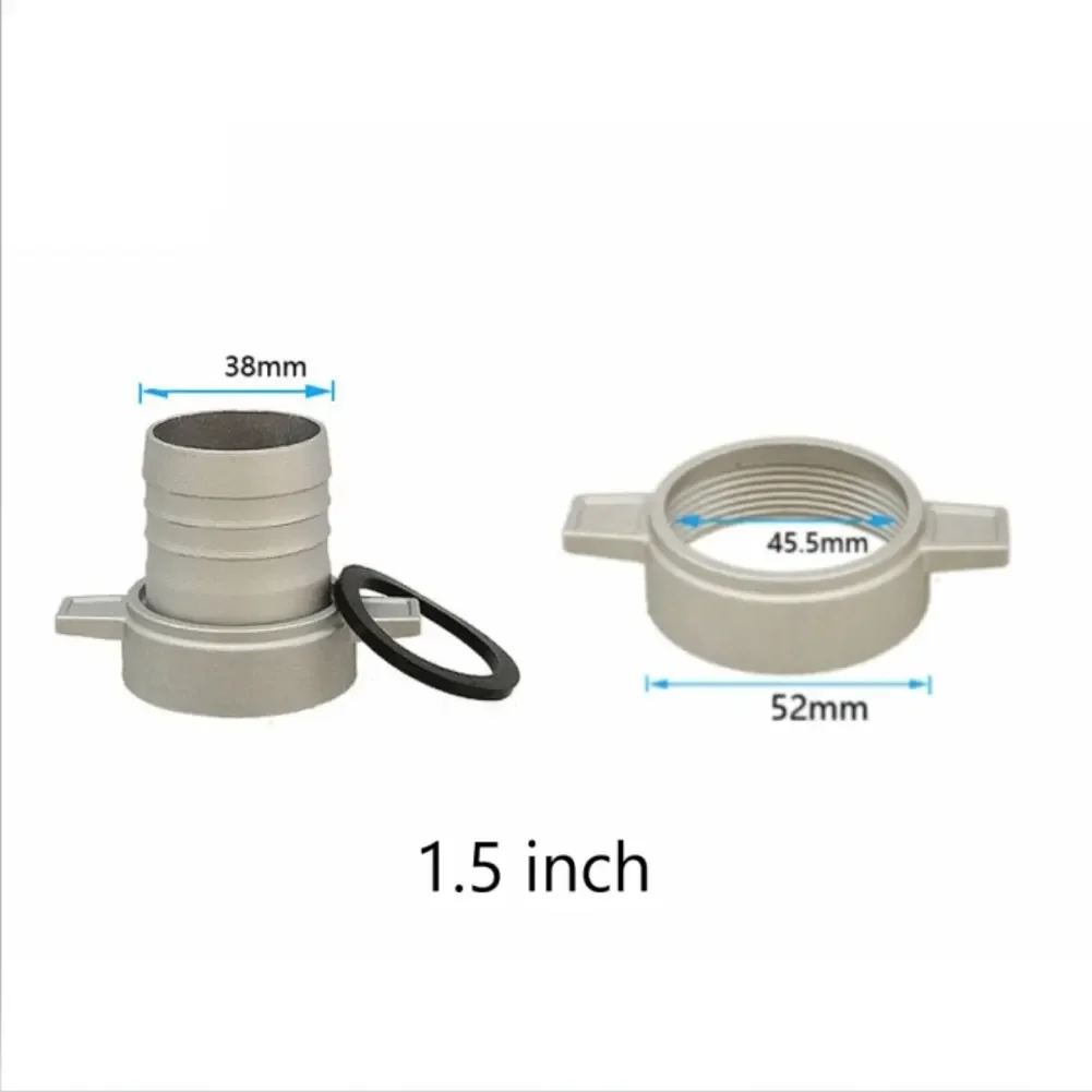 Outdoor Equipment Use 1.5 Inch Water Pump Connector Accessory Robust Aluminum Construction For Water Pump Systems