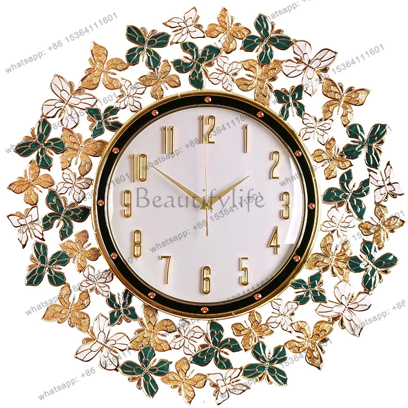 Glass Creative Wall Clock Minimalist Luxury Design Modern Room Wall Clock Unusual Fashion Creative Metal Horloge Home Decor