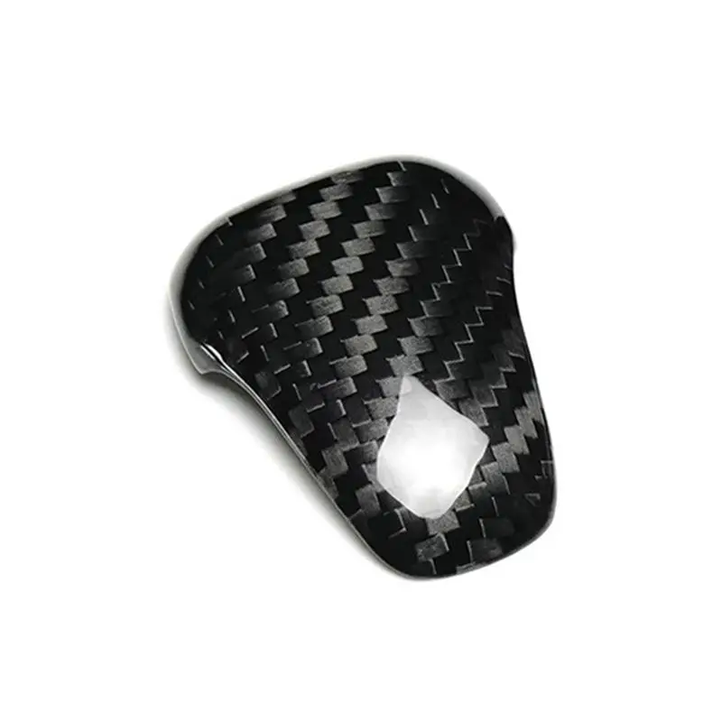 

A48P-Car Interior Accessories Gear Shift Head Cover Real Hard Carbon Fiber Sticker For Subaru Crosstrek Impreza 2024 2025