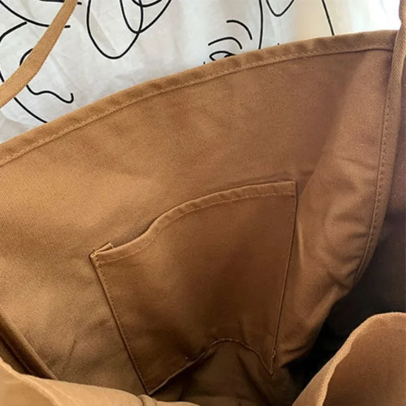 Bolsas femininas de grande capacidade, bolsas de ombro casuais para compras, bolsas escolares