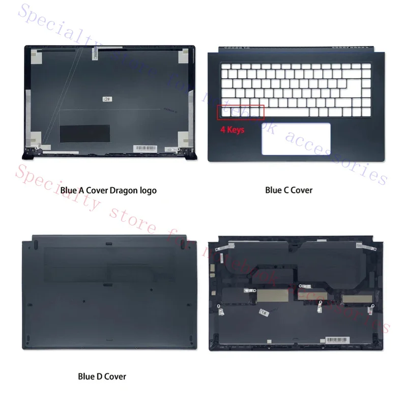 Suitable for prestige 15 p15 MS-16S3 MS-16S6 ps63 laptop LCD screen top cover, screen frame, palm rest bottom shell ABCD Cover