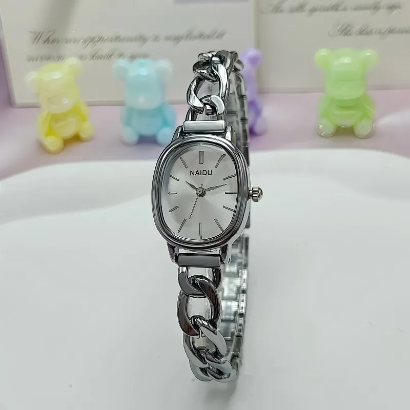 Hot Sale Fashion Women Watches Oval Dial Bracelet Quartz Watch Luxury Gift Wristwatch Famous Brand Watch Wholesale Dropshipping