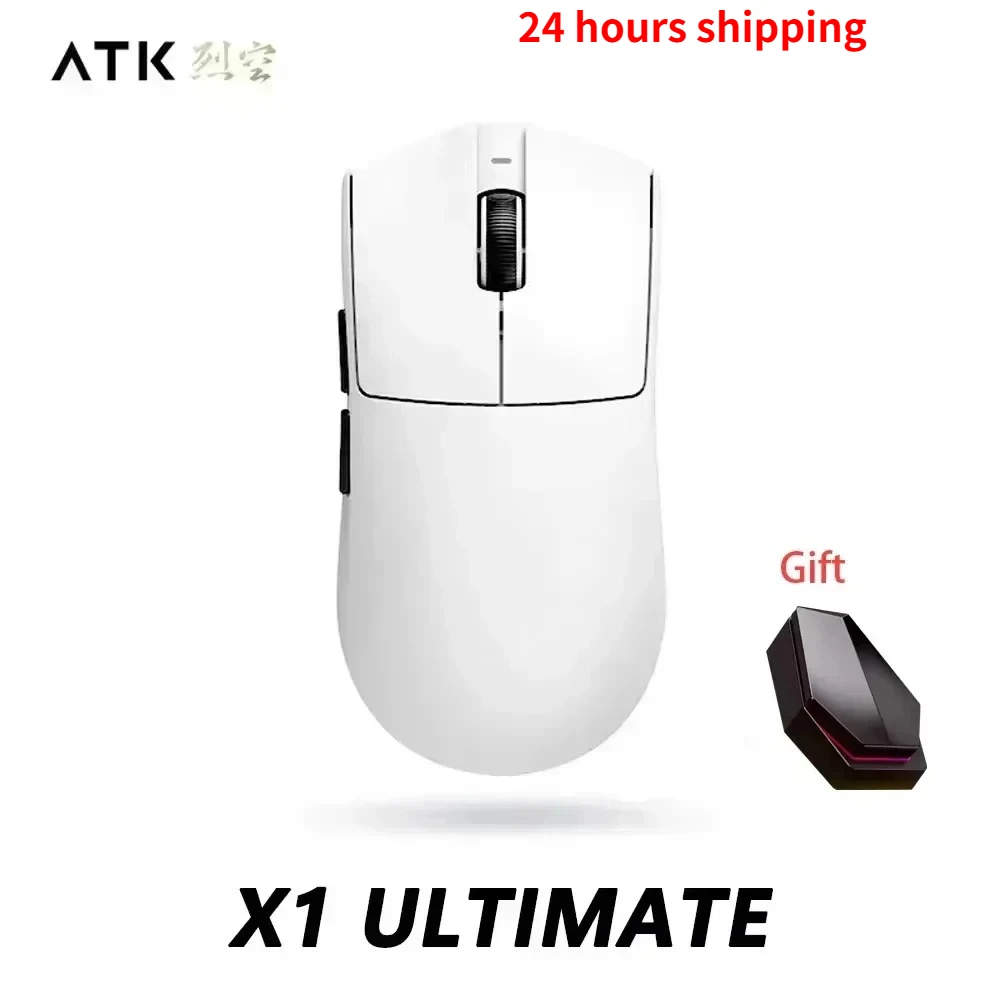 ATK Blazing Sky X1 8K Mouse Wireless  Low Latency FPS Three Mode Game Mouse Lightweight E-sports Custom PC Gaming Accessories