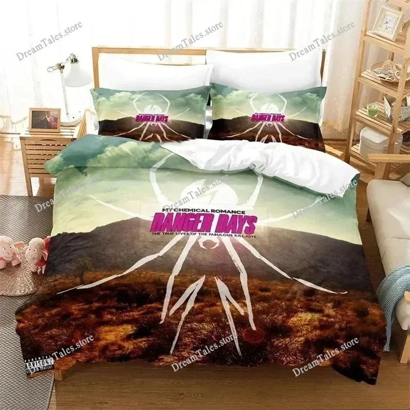 

3D Printed My Chemical Romance Bedding Sets Exquisite Bed Supplies Set Duvet Cover Bed Comforter Set Luxury Birthday Gift741
