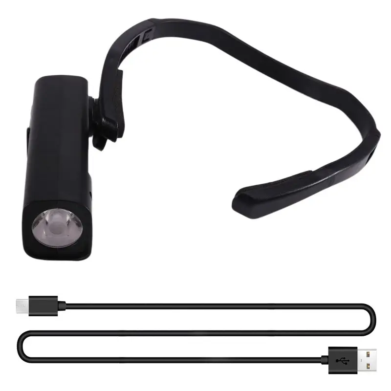 【PARTY  DAY】Ear-Hanging Headlamp Bluetooth Phone Control LED Head Light With 3 Lighting Mode,Hands-Free Headlamp For Camping Run