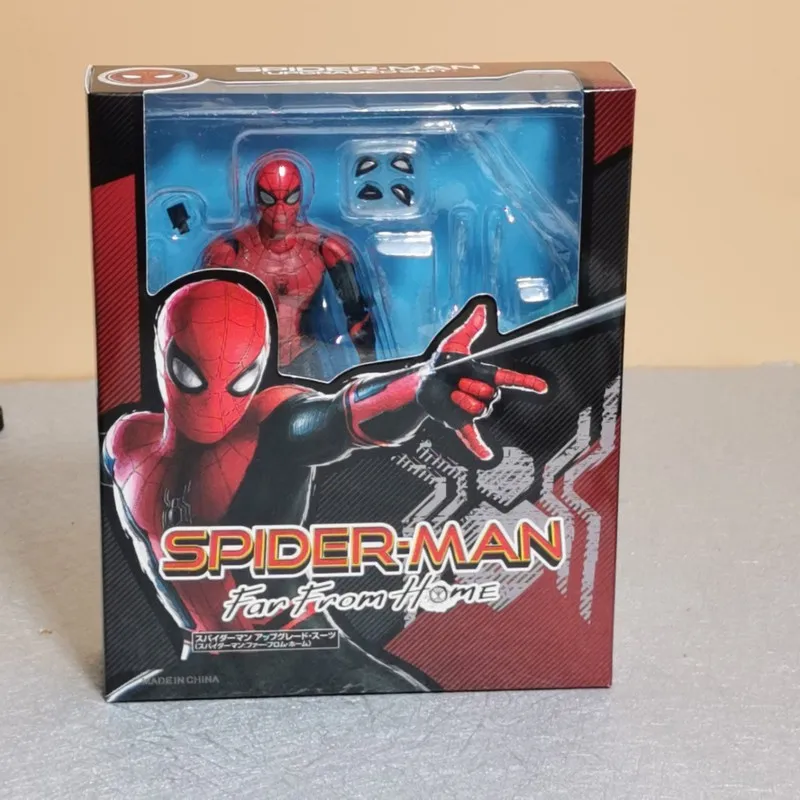 SHF Spider-Man 047 Collectible Action Figure Steel Spider-Man Back-to-School Season Gift Moveable Toy Figure Collectibles