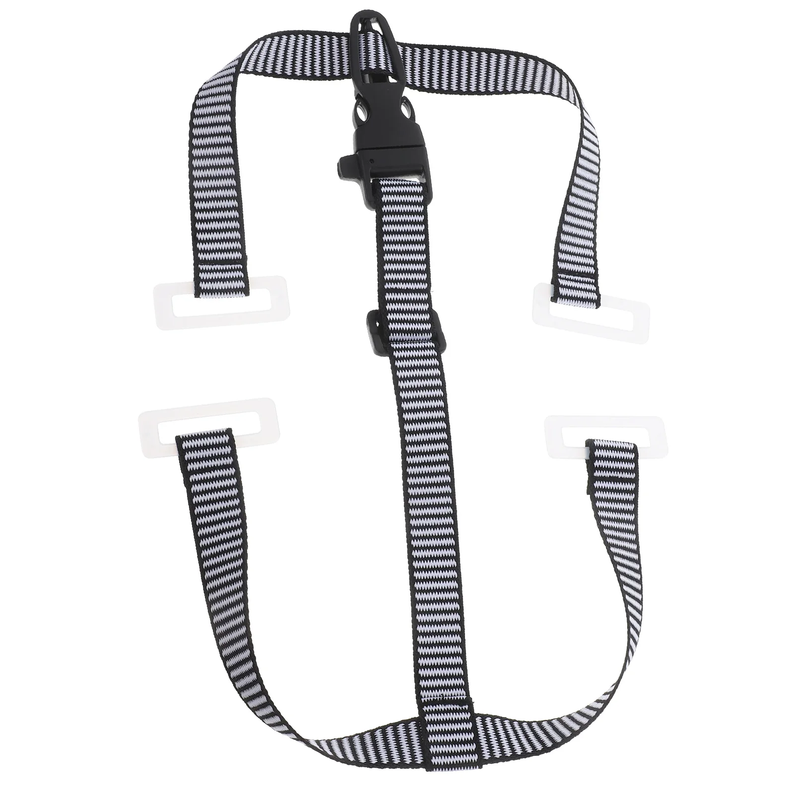 

1pcs Black Chin Strap ABS Durable Safe Adjustable Four Point Buckle Hard Hat Accessories Replacement Protection