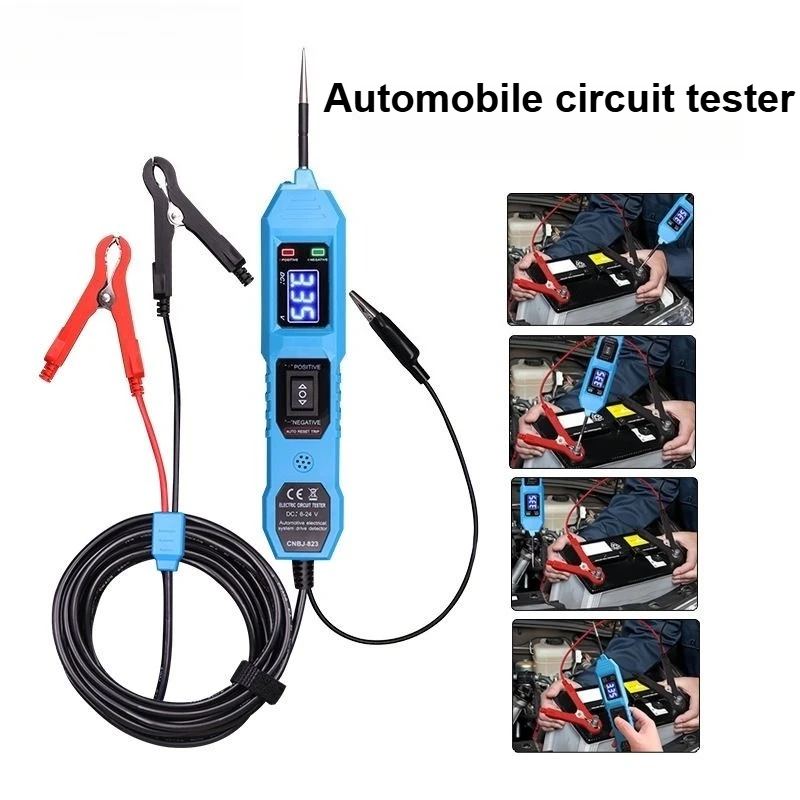 Aermotor Automotive Electric Circuit Tester mit Spannungsanzeige LED-Licht Auto Power Circuit Probe Kit Electric Circuit Tester