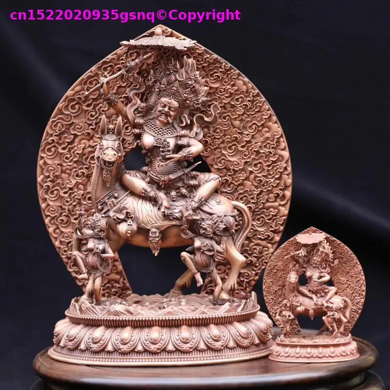 Special offer Exquisite copper carving Palden Lhamo Glorious Goddess statue Shri Devi Buddhist altar tibetan family worship