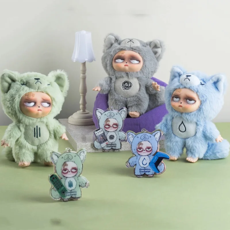 

Sleepless Grumpipi Series Blind Box Toys Kawaii Anime Action Figure Surprise Mystery Box Dolls Girls Gift