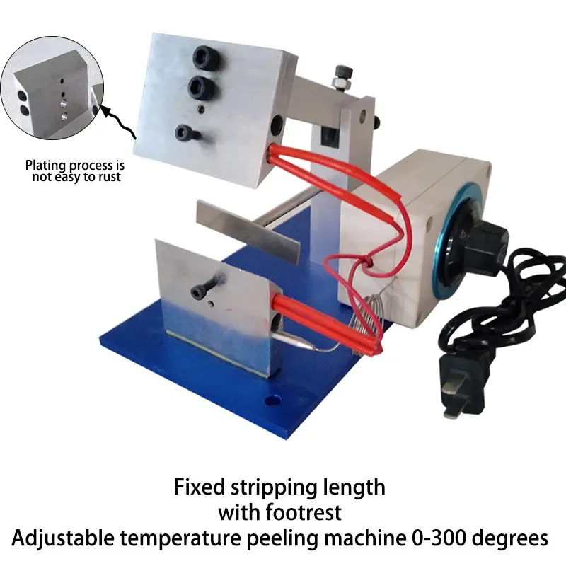 Core wire heat stripping machine Electric heating wire stripping machine Data cable earphone wire peeling machine with pedal