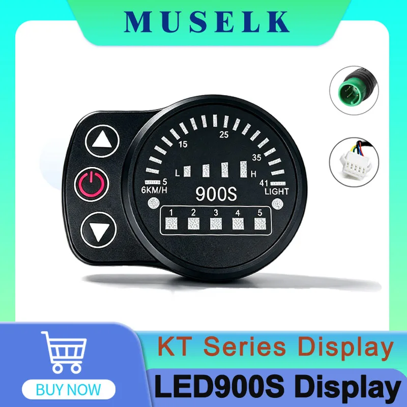 Electric Bicycle Accessory Display Screen KT LED-900S Display Screen 36V/48V Small/Medium Size/Waterproof Connection