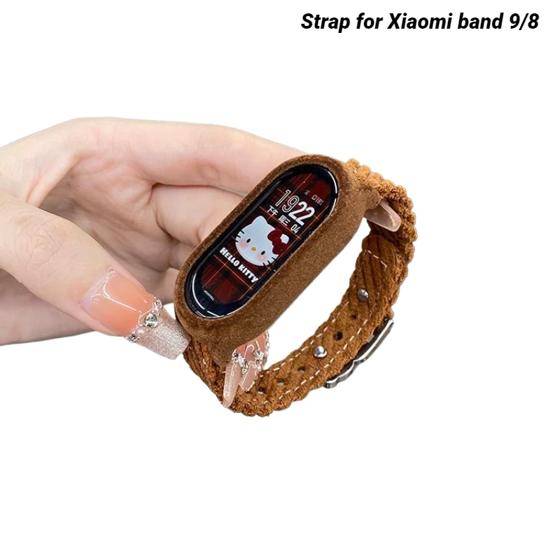

Strap For Xiaomi band 9 with Case Replacement Sport Watchband For Xiaomi band 8 Correa Bracelet Smartwatch Woman Wristband