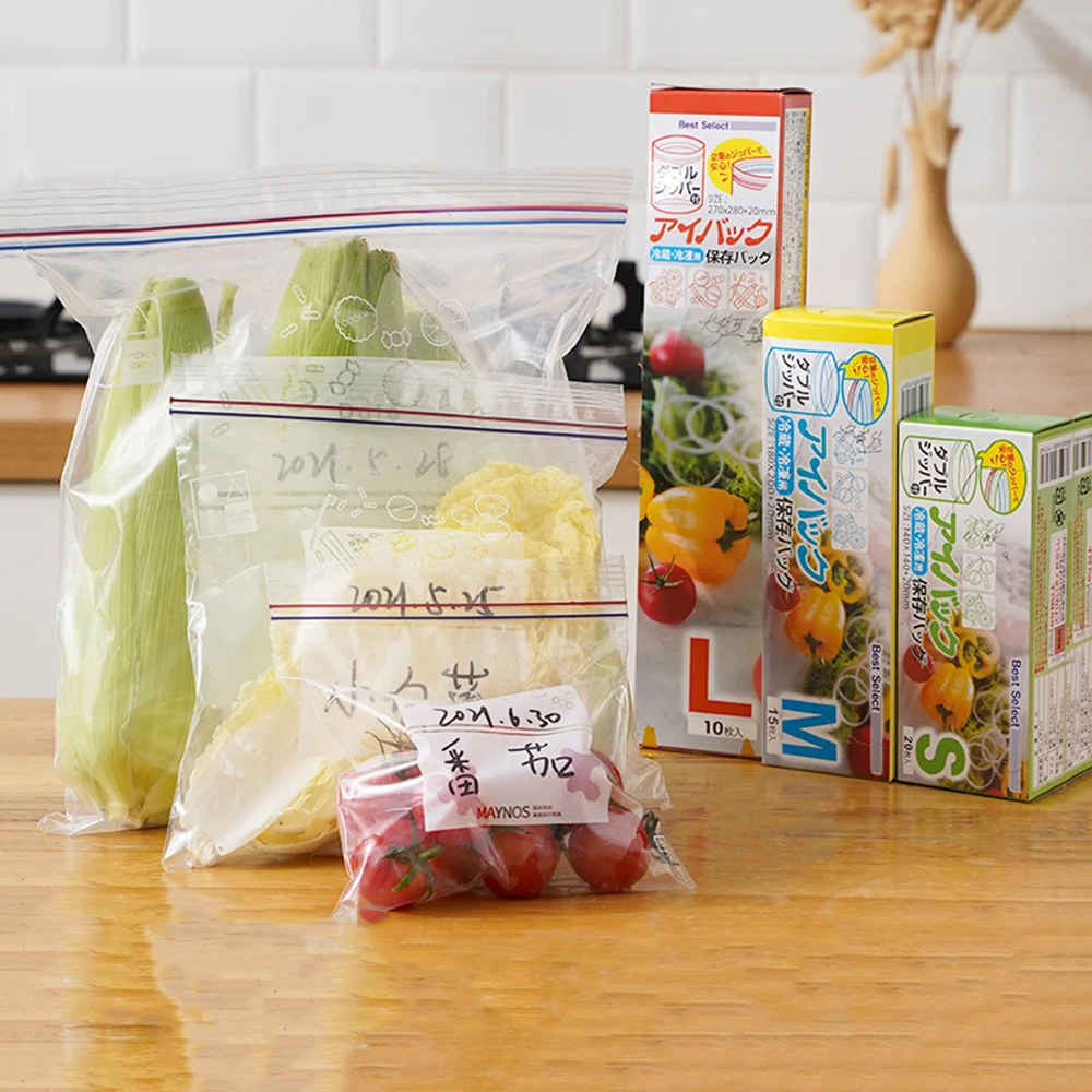 Food Preservation Bag Reusable Food Storage Bags Bpa Free Ziplock Preservation Bags Flat Airtight Seal Food Storage Container