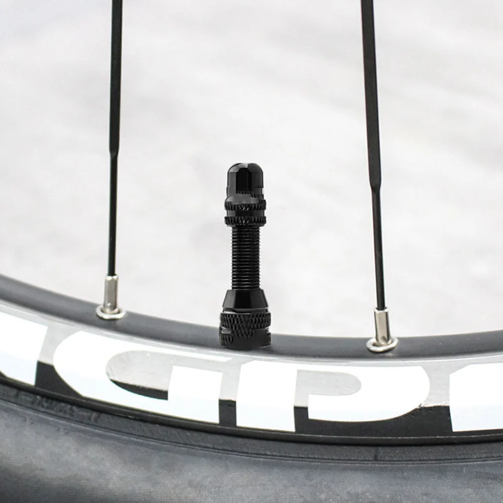 

1Set Tubeless Bike Tire Stem Aluminum Alloy Lightweight Durable Repair Replacement Accessory Tubeless Stem Tire Valves