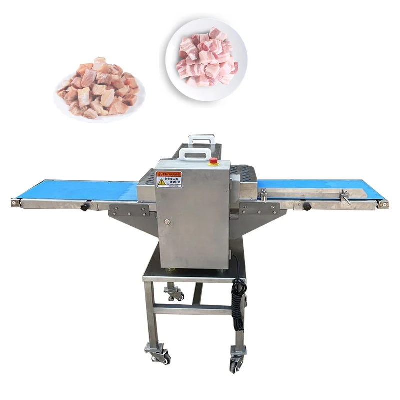 Automatic Fresh Meat Slicing Machine Chicken Duck Goose Cutting Machine Beef Mutton Shredded Diced Machine