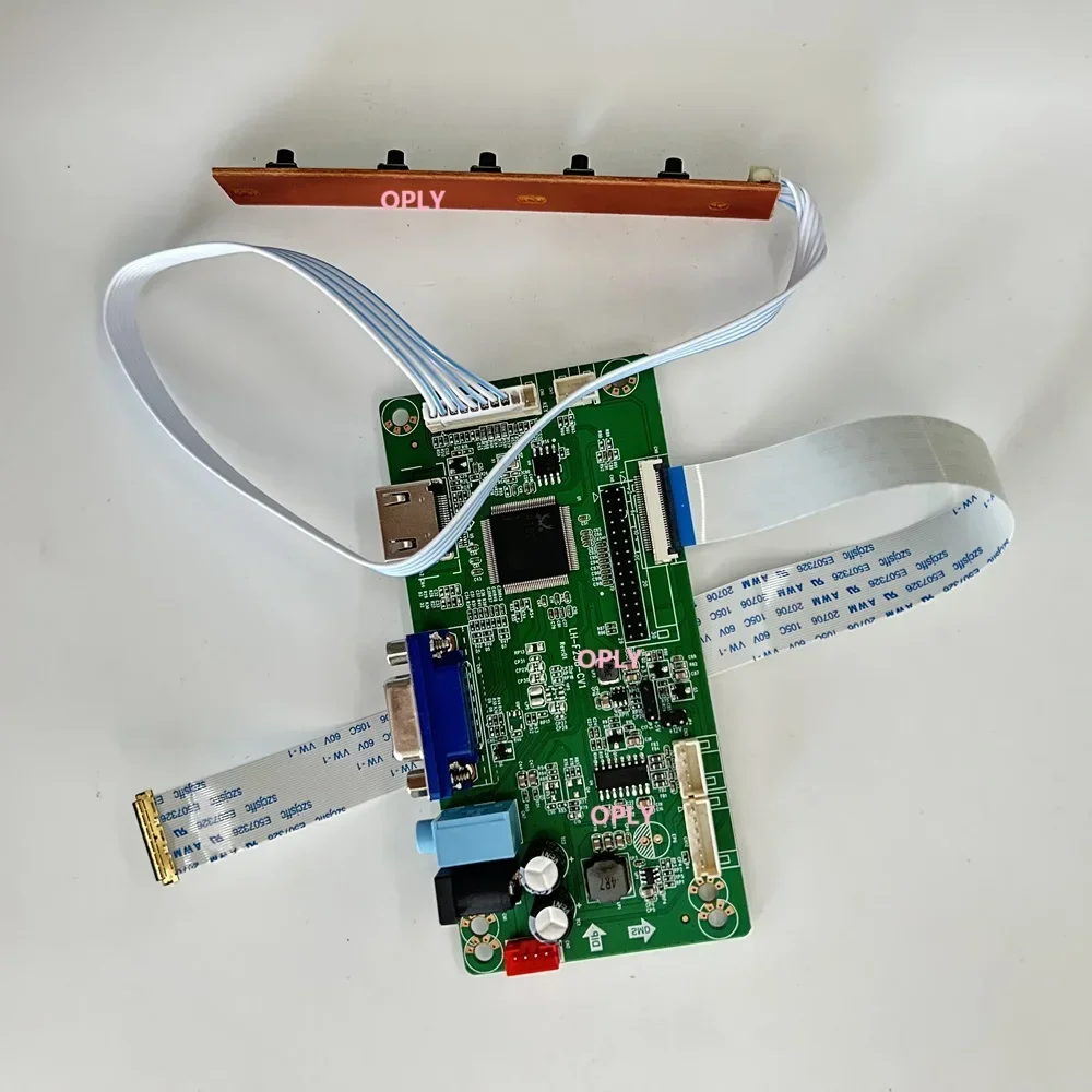 EDP  VGA Controller board HDMI-Compatiblefor B140XTN02.E B140XTN02.A/D B140XTN02.9/4 B140XTN02 1366X768 LED Panel 14