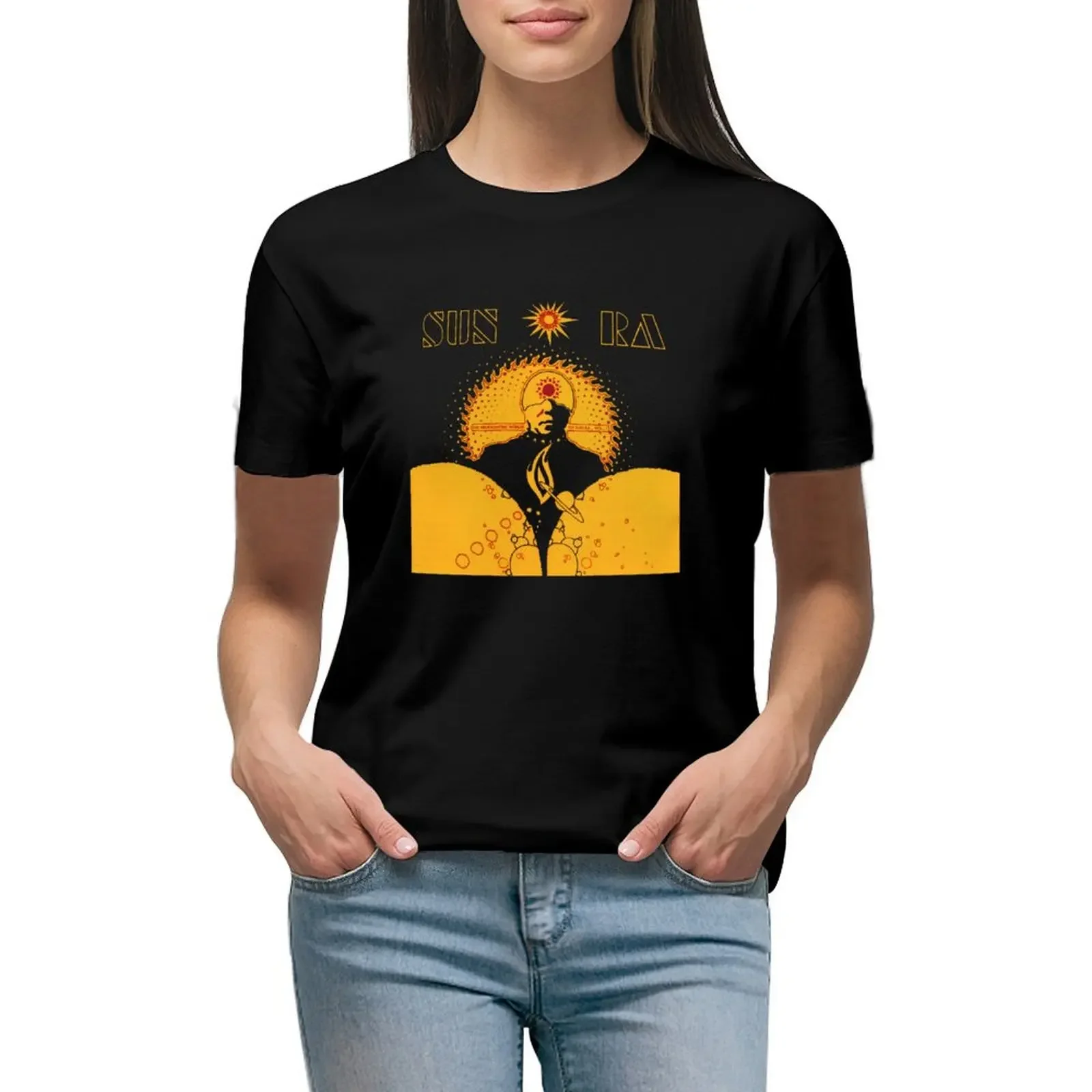 

Heliocentric T-Shirt quick-drying oversized funny Women clothing