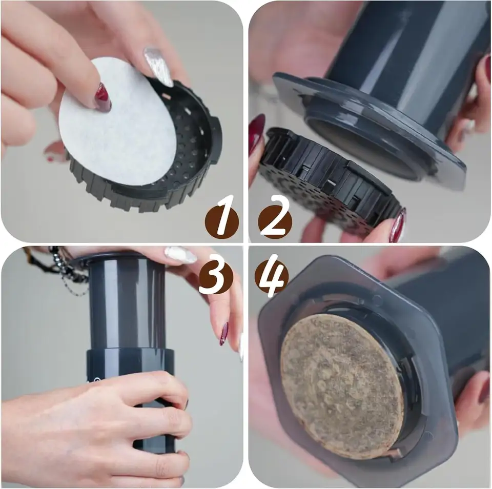 فلاتر قهوة دائرية، متوافقة مع صانع القهوة Aeropress، إبريق Moka من Bialetti، صانع إسبريسو Moka (500 قطعة/1000 قطعة) - 5