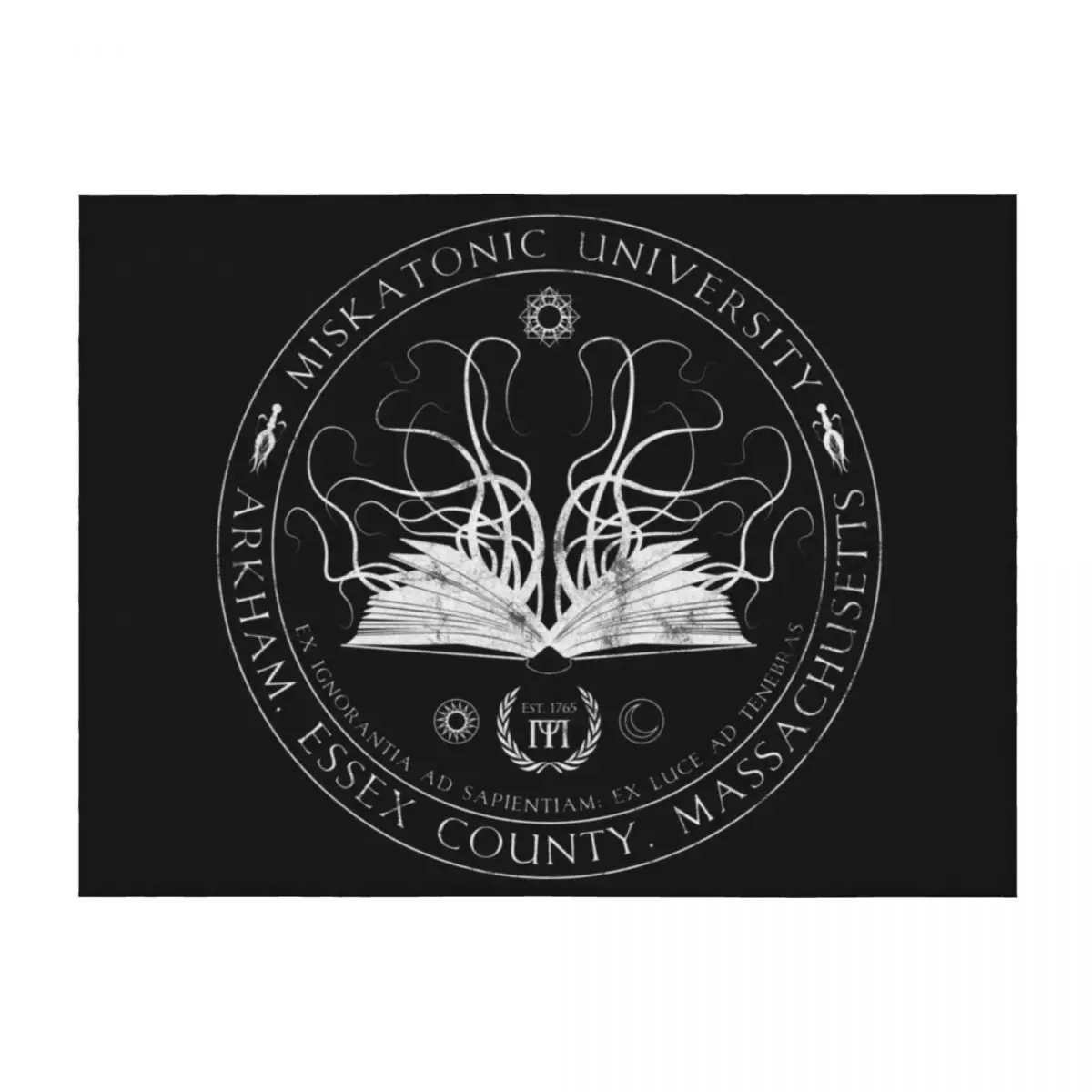

Miskatonic Sigil Throw Blanket Soft Sofas Multi-Purpose Winter beds Blankets