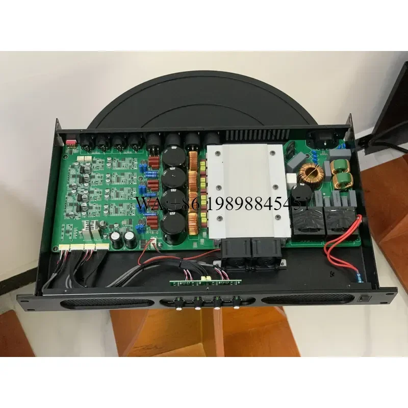 WMWMNU 1U Class D Amplifier Professional Power Amplifier 4-Channel 4x600W/4x800W Digital Stereo Amplifier Subwoofer for DJ