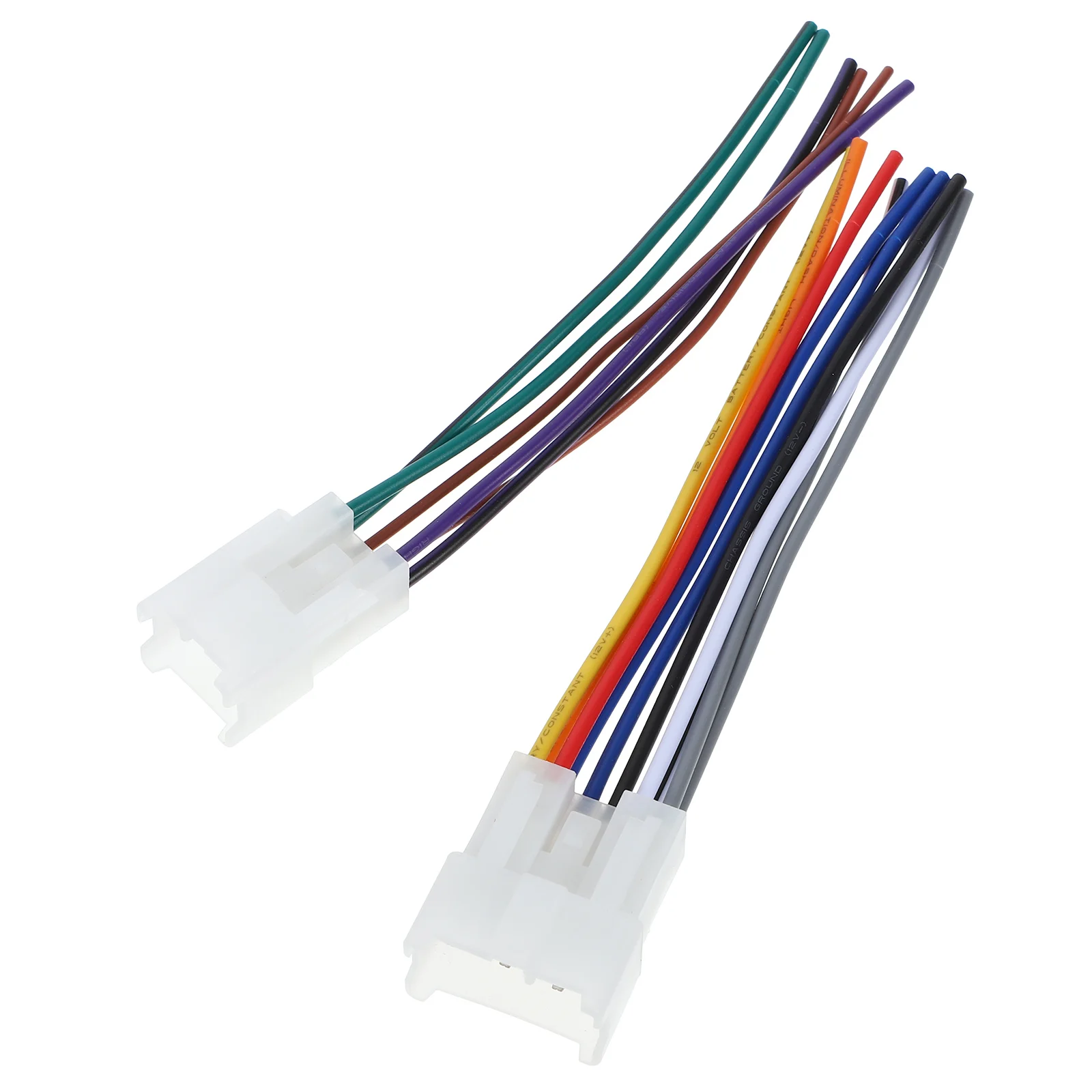 

Car Stereo Wiring Harness Kit DVD Navigation Adapter Universal Plug Connector Cable Plastic Radio WireHarness Automotive Wiring