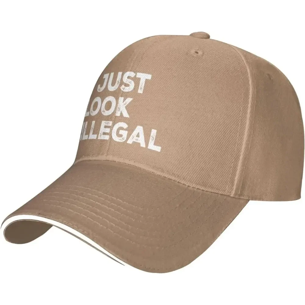 I Just Look Illegal Cap for Men Baseball Hats Trendy Caps