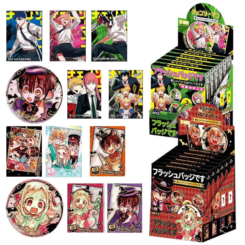 انمي ياباني جمع شارة بطاقات شفافة اللعب الكلاسيكية الإبداعية جولة بروش تأثيري الدعائم هدايا عيد الميلاد لمحبي #1