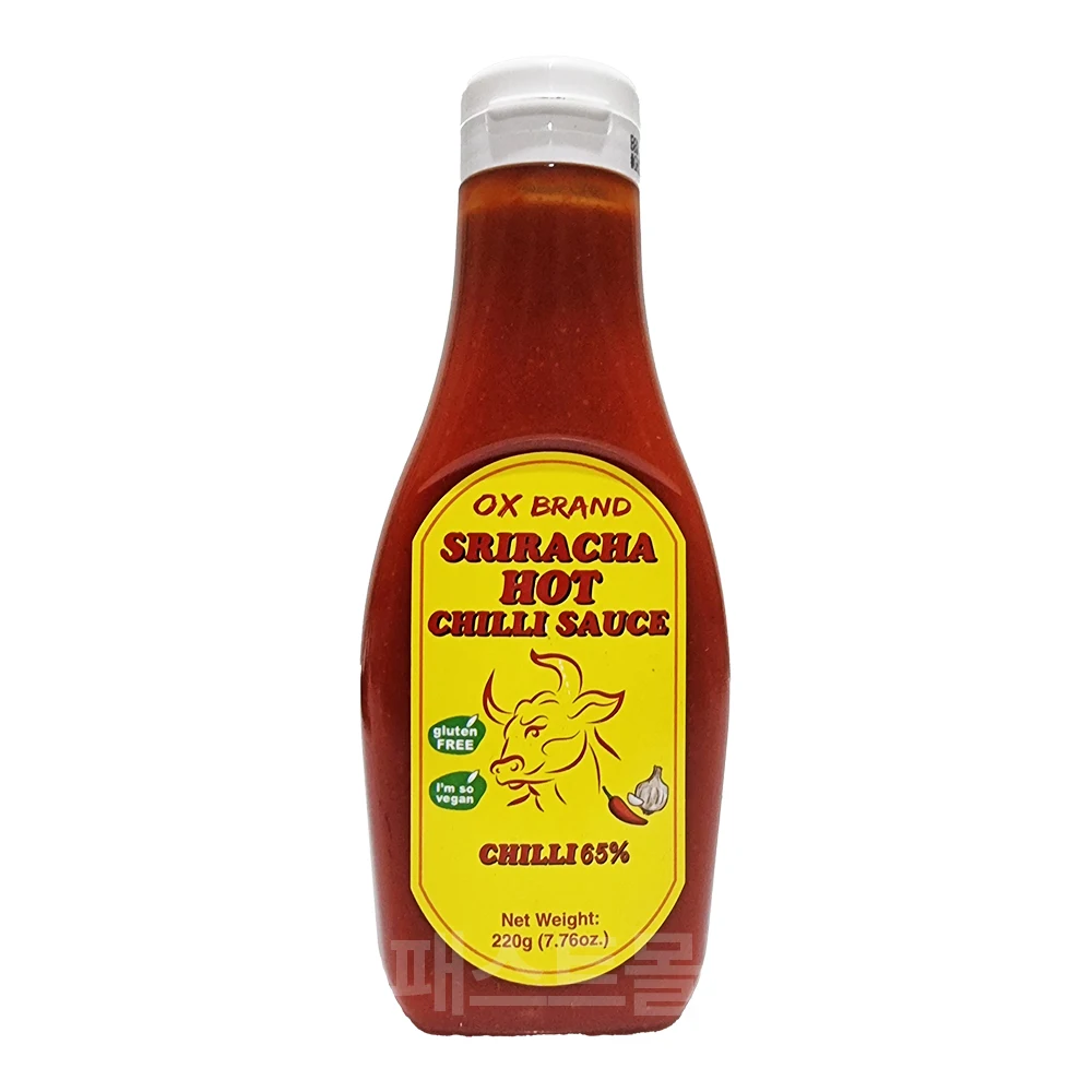 OX bull table srrrrara tea hot chili sauce 220g