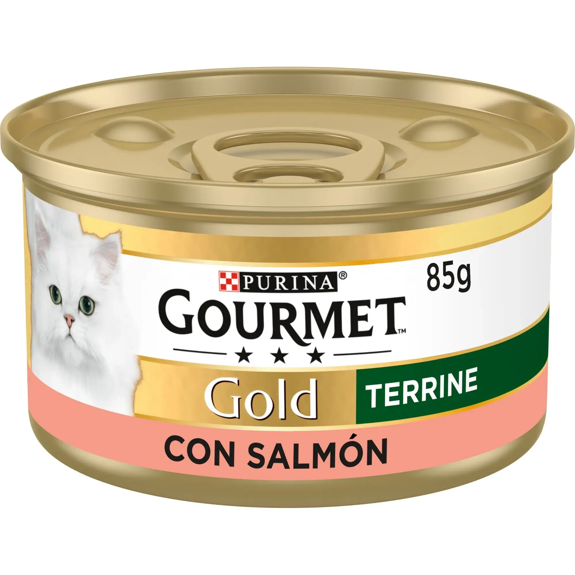 Gourmet Comida Húmeda Gold Terrine de Salmón para Gatos - 12 x  85 gr