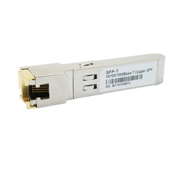 Módulo Gigabit RJ45 SFP 10/100/1000Mbps SFP cobre RJ45 SFP transceptor Gigabit interruptor Ethernet