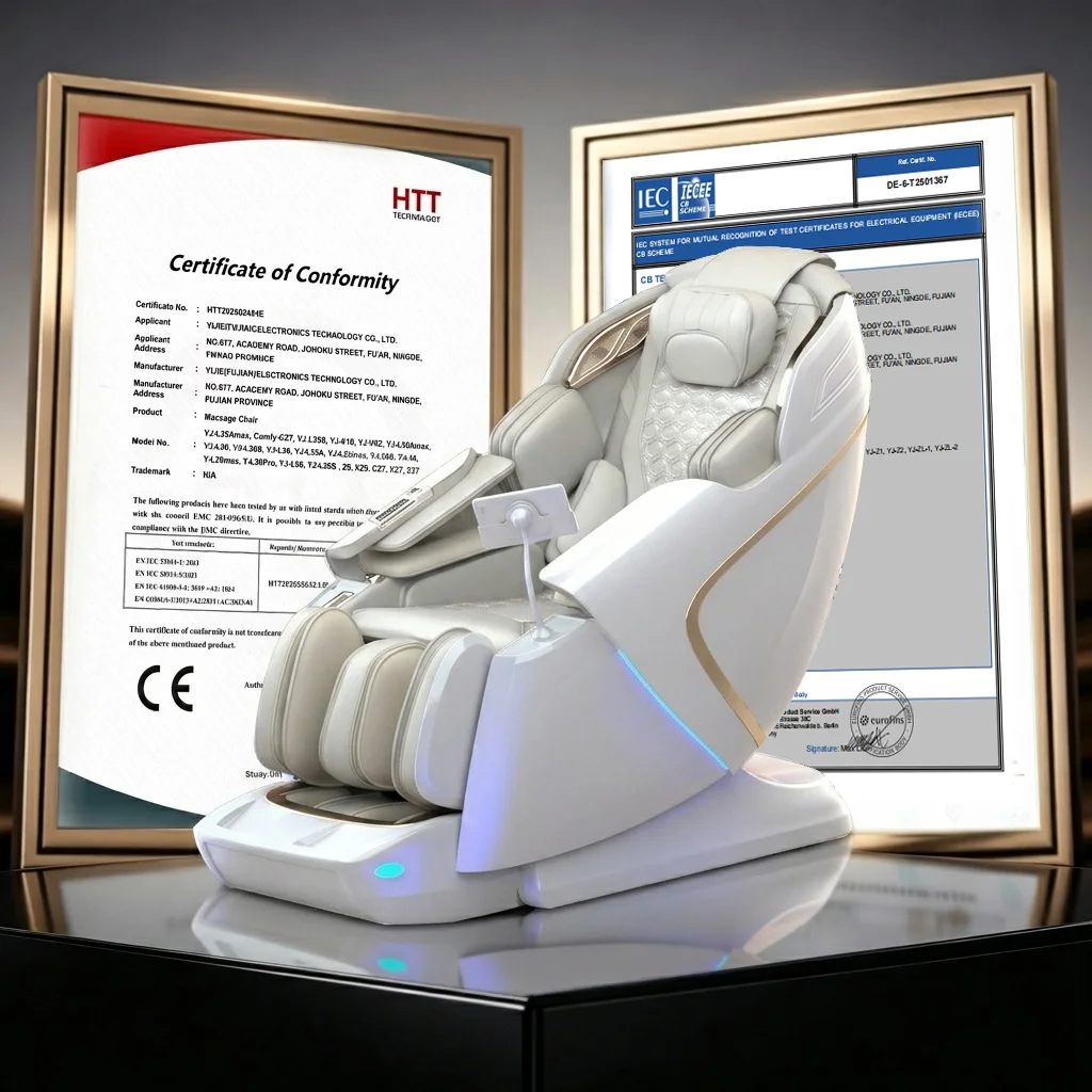 Coolfull New Arrival Luxury 4D Manipulator Massage Chair Piano Lacquer Finish Zero Gravity Home Use Factory Direct