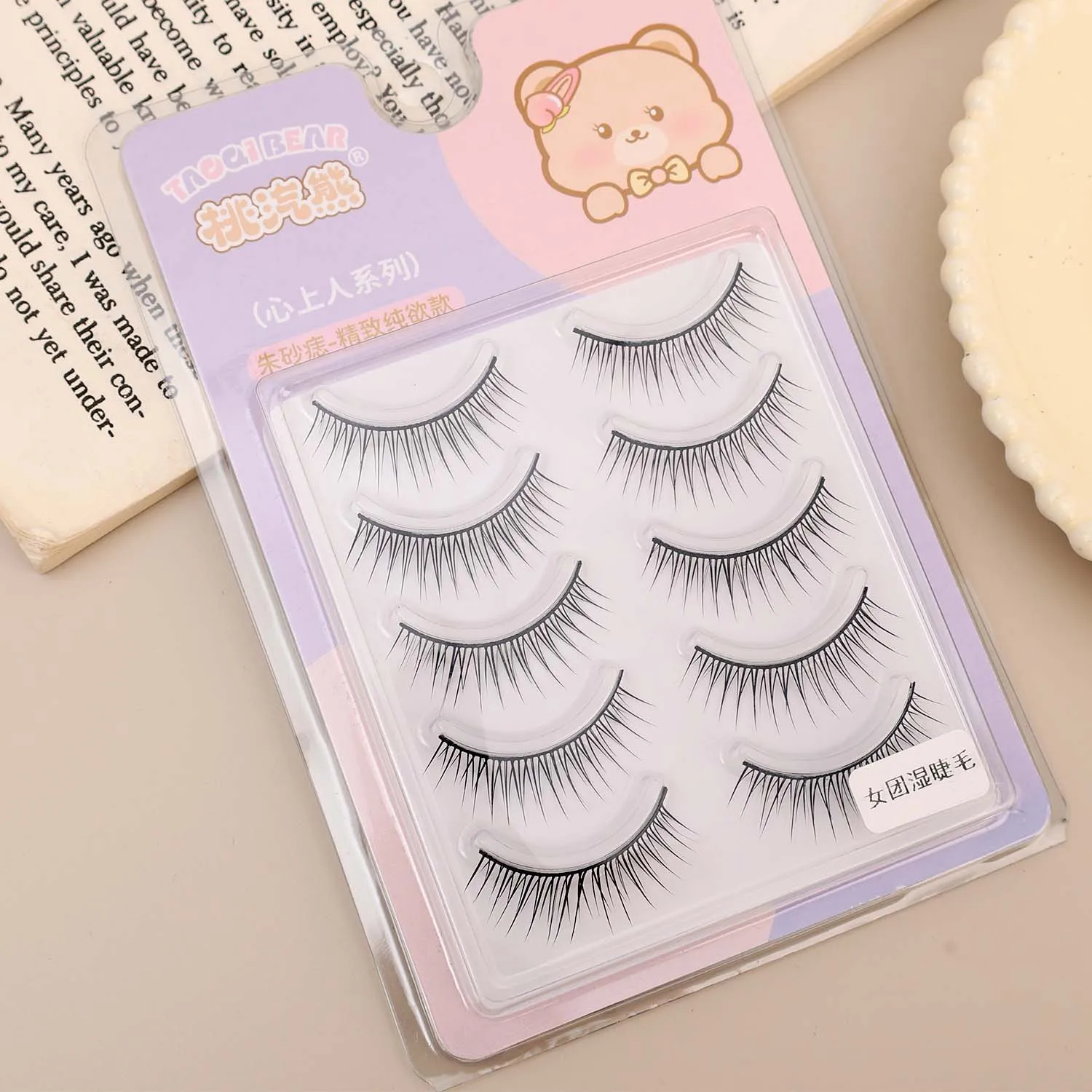 Bande complète idole faux cils doux naturel longue épaisse bande dessinée moelleux Volume cils bande dure Extension de cils outils de maquillage