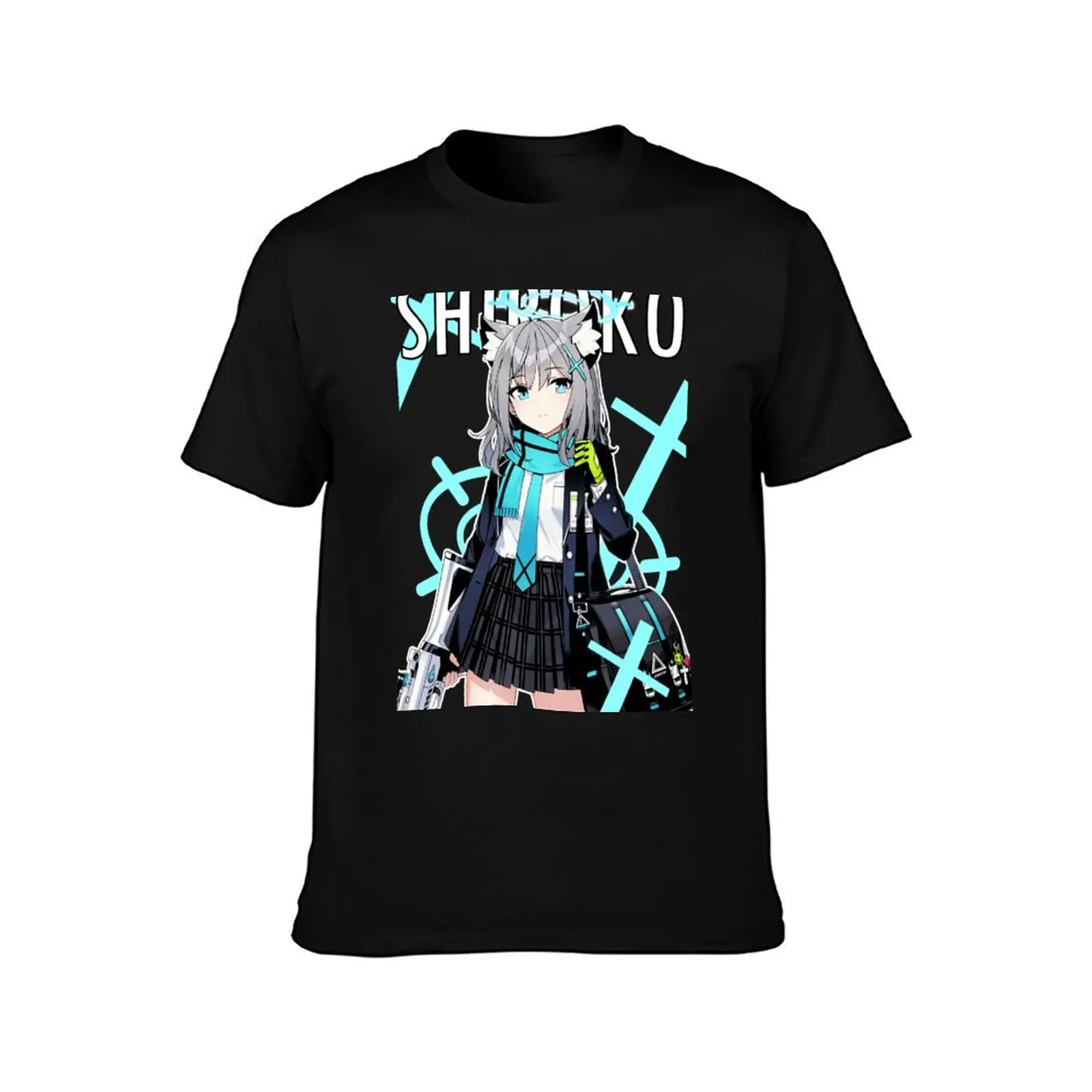 Shiroko Blue Archive shirt Blue Archive Sticker Sunaookami Shiroko bluearchive T-Shirt Street Fashion Casual Tee Shirt