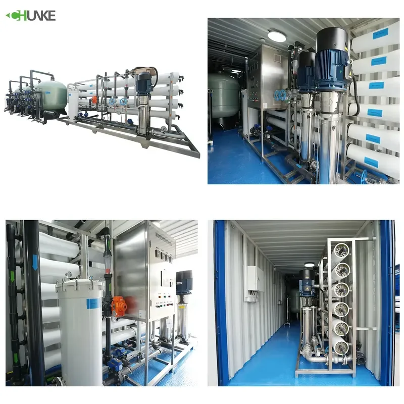 2026 CE 20m3 RO Water Plant in 20ft or 40ft Container Reverse Osmosis Water Purification Machine Water Purifier Plant