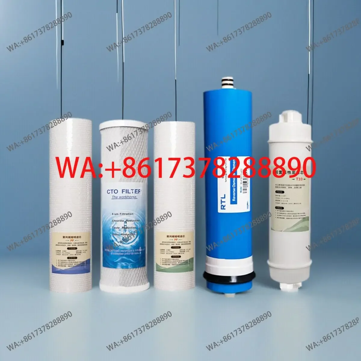 Boiling water machine water purifier Yingling filter element, Quanjie accessories five-level full set of 400GRO filter element