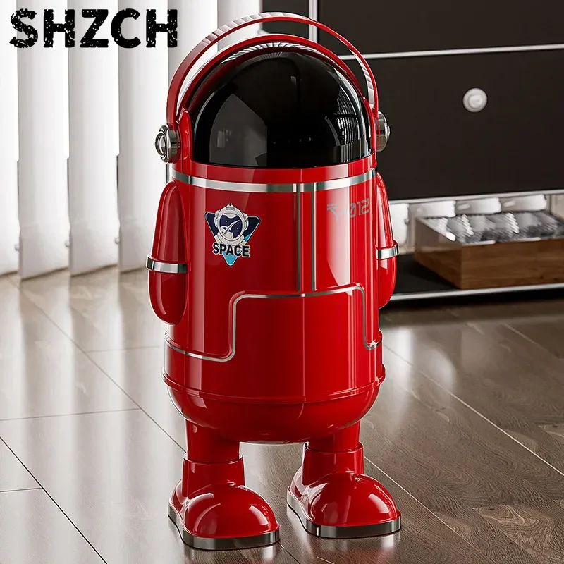 Shake top type  Trash Can Garbage Bin Kitchen Bathroom Office Home 18L Hands Odor Proof Lid Garbage Bin Home