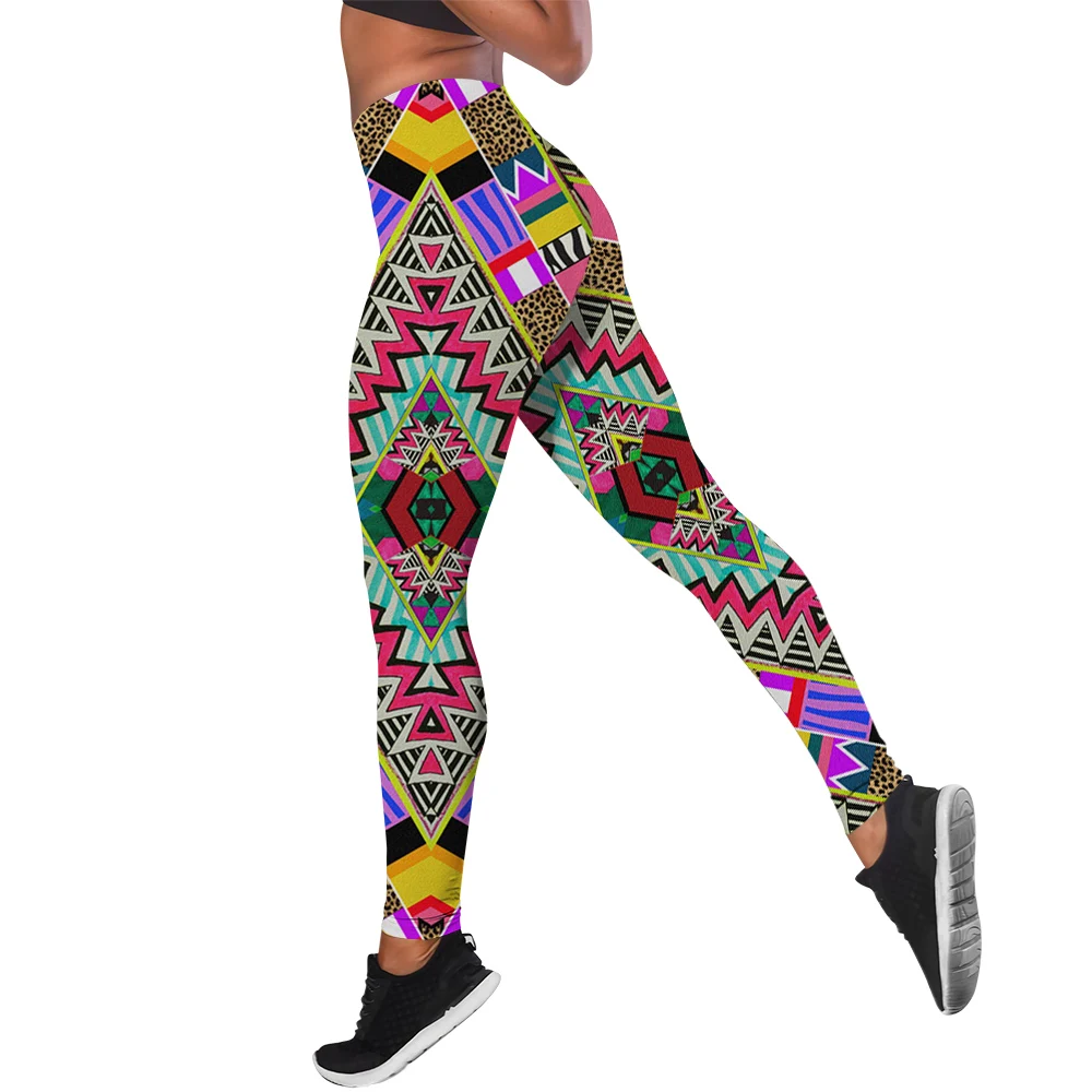 Msieso Mode Leggings gestreifte Blumen 3d gedruckt Legging Indoor Outdoor Yoga Jogging hose Fitness Sport Kleidung S-7XL