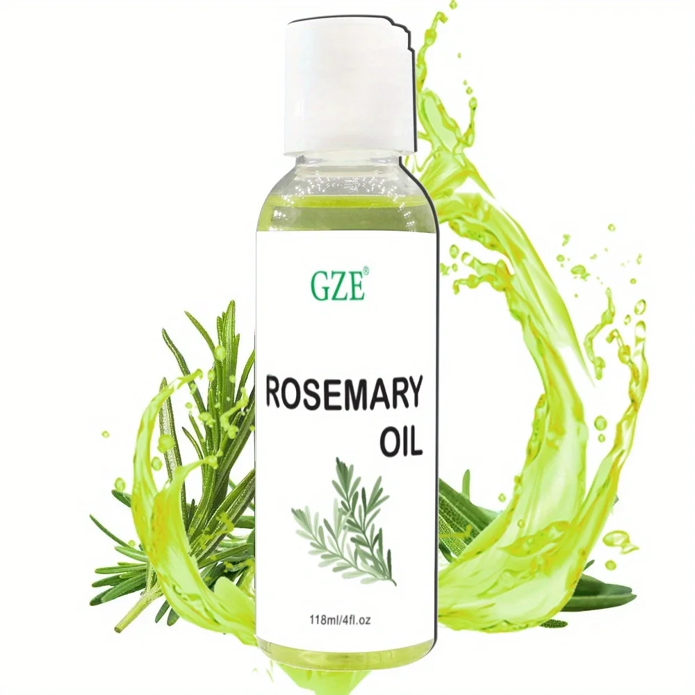 GZE Rosemary Oil Hair Growth Oil - Natural Thickening Serum for Hair Growth, Strengthening and Nourishing - Stimulates Hair