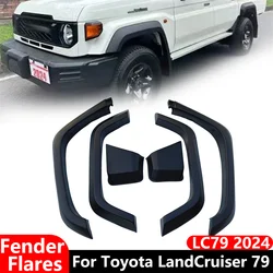 Fender Flares Wheel Arch for Toyota LandCruiser 79 LC79 2024 Mudguards Double Cabin Pickup Off road Car Accessories