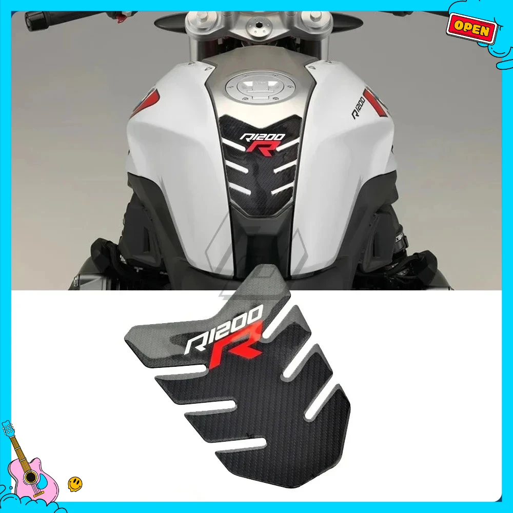 

For BMW R1200R R1200 R Tank Pad Protector 3D Carbon Look Sticker