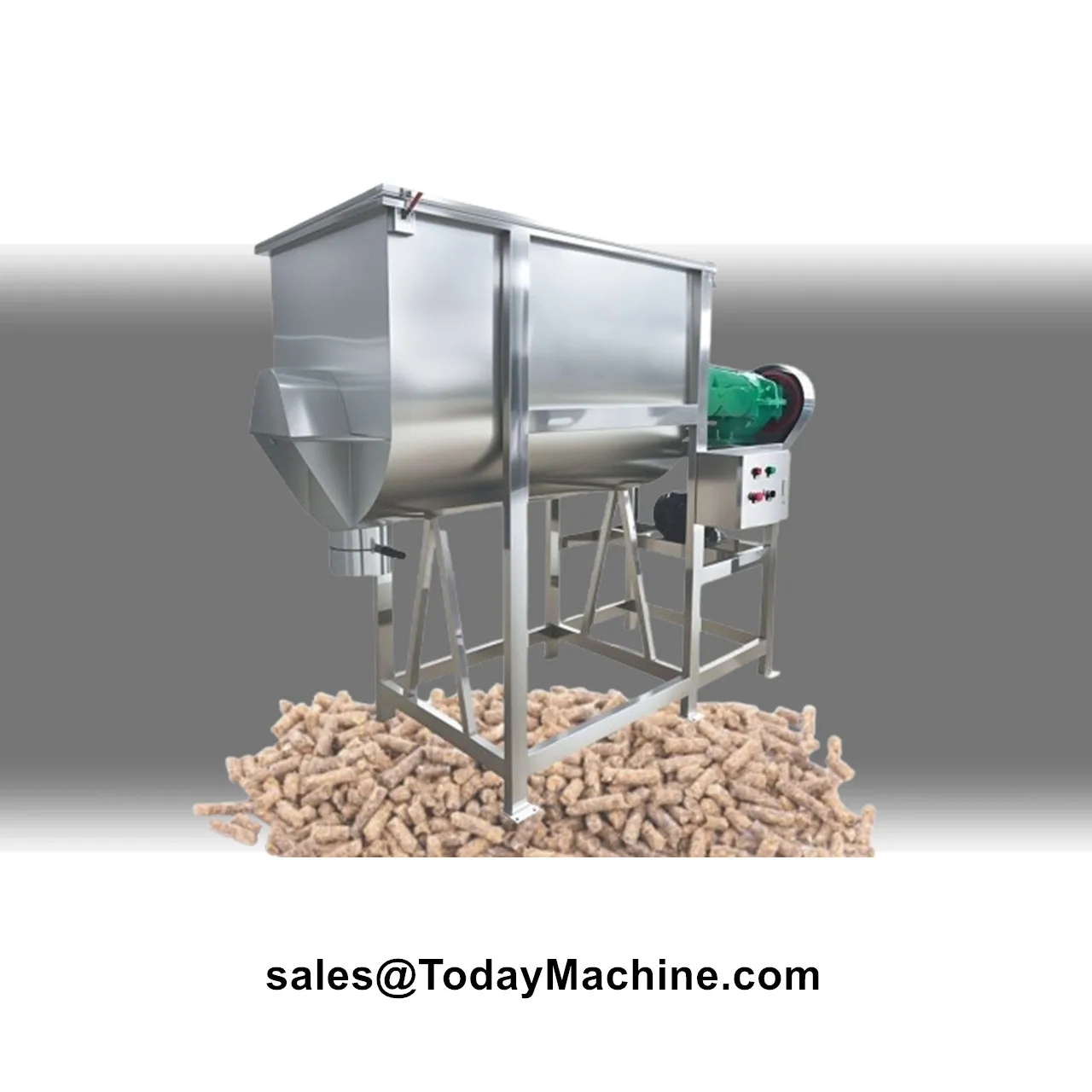 Automatic Flour Sugar Coffee Powder Ribbon Blender Mixing Machine