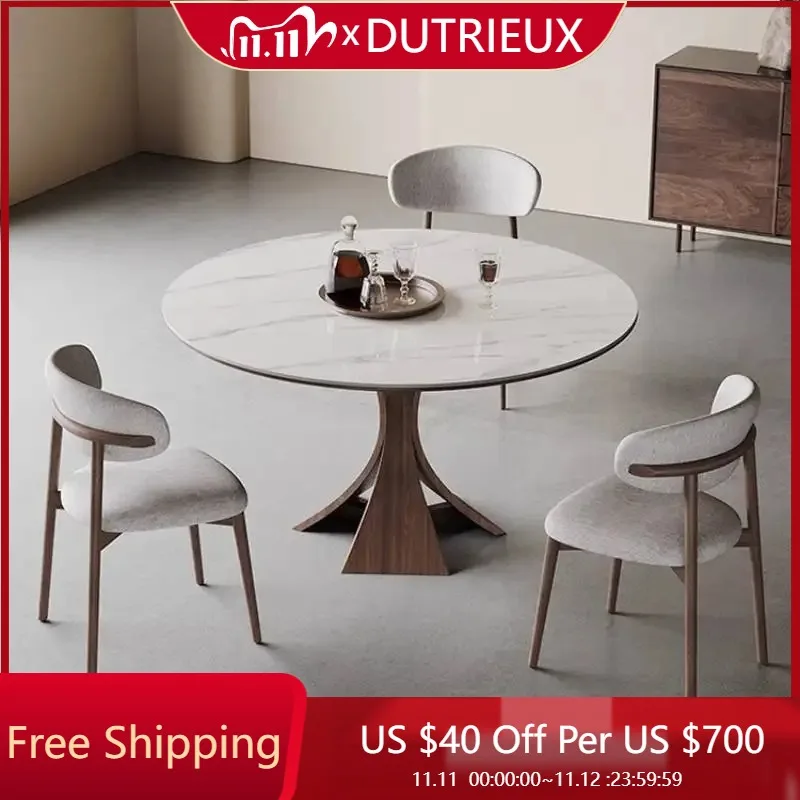 

Accent Save Space Dining Table Waterproof Designer Living Room Large Dining Table Coffee Salon Mesas De Comedor Home Decoration