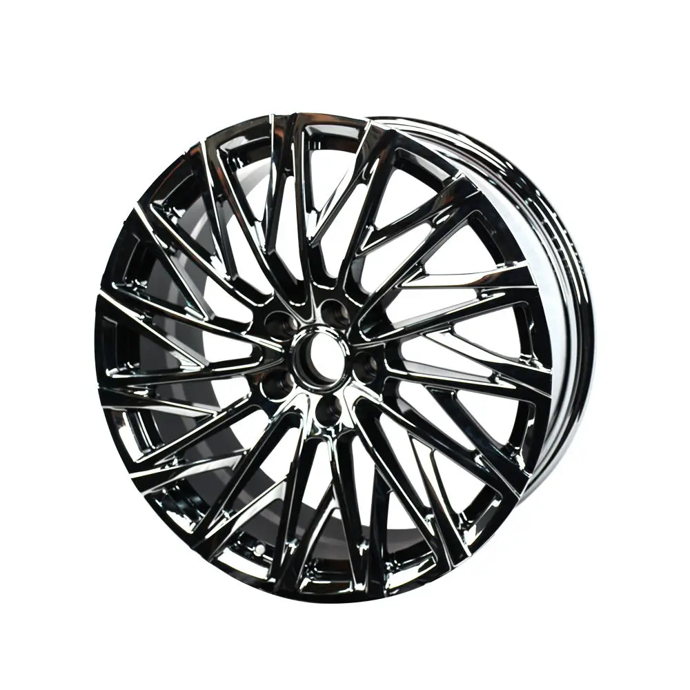 Factory hotsale  GVICHN 17-26 Inch Forged Aluminum Alloy Chrome Wheel Black Finish with 5x112 5x114.3 5x120 Hub 40mm and 35mm ET