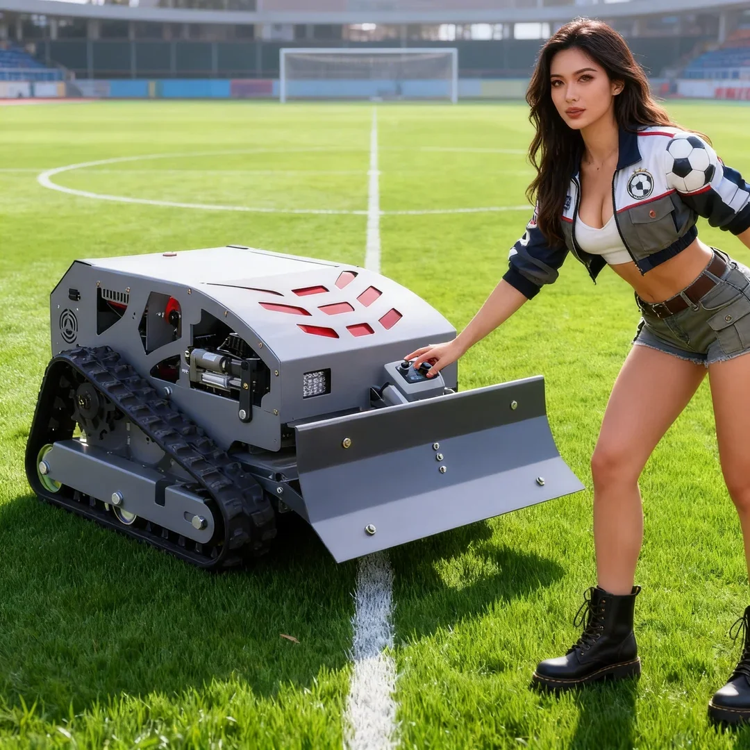 

Customized CE EPA Certified Remote E-Start Lawn Mower Commercial Lawn Trimming Easy to Operate Home Lawn Mower With Snow Shovel