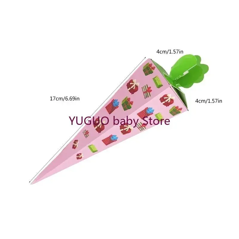 Bộ 50 Nón Hộp Quà Tặng Cho Đảng Ủng Hộ Giấy Thủ Công Trị Hộp Đựng Cho Tiệc Sinh Nhật Nón Tặng Hộp Đóng Gói 15UB