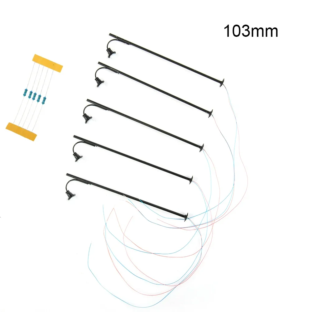 Lights Model Lamps 3V 5pcs Building Layout H0 Kit HO 6060 LED Lattice Mast Light Metal Platform Railway Practical